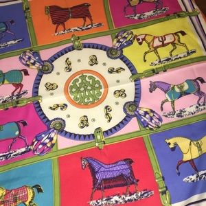Silk Equestrian Scarf